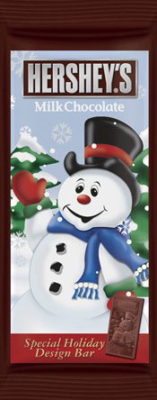Hershey®'s Milk Chocolate Snowman-Shaped Moulded Bars